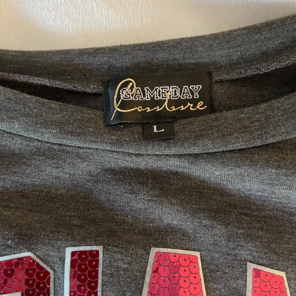 Like New! Indiana long sleeve t-shirt with sparkly lettering. - Picture 5 of 5